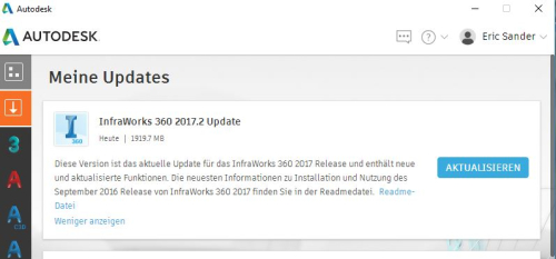 Autodesk InfraWorks 360 2017.2 ab sofort verfügbar